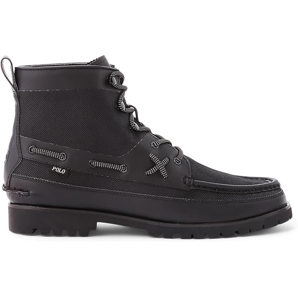 Amazon.com | Polo Ralph Lauren Ranger Mid Leather & Oxford Sneaker